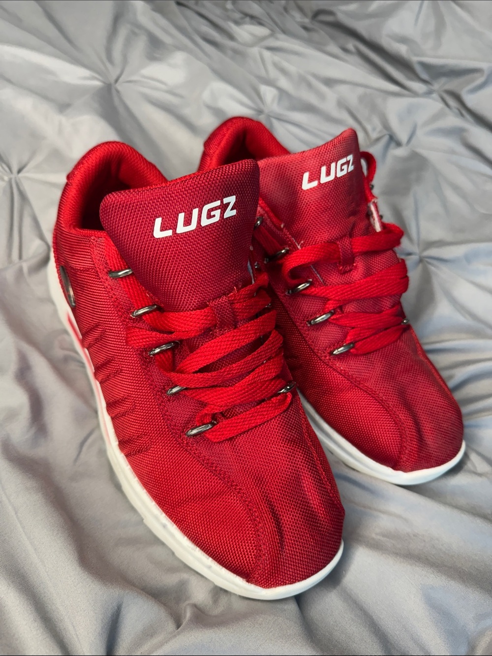 Lugz Men's Bold Red Athletic Sneakers - Size 8.5